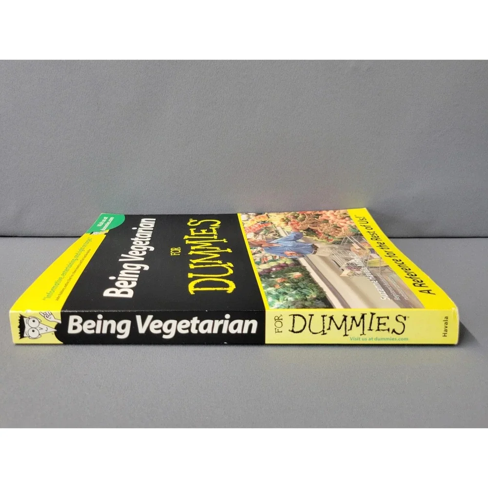 Being Vegetarian For Dummies Book Suzanne Havala Paperback Diet Nutrition Guide